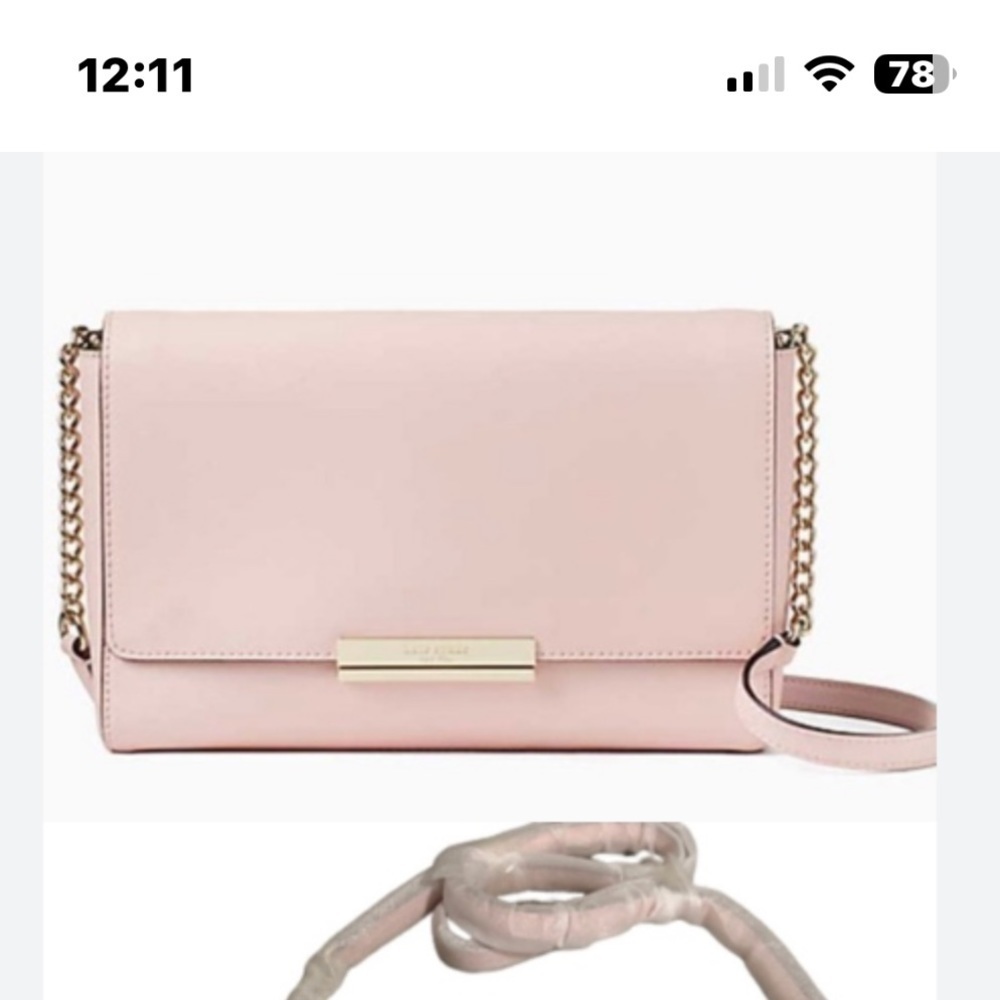 Kate Spade Maiden Way Saffiano Remi baby/soft pink EUC